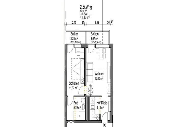 Apartamento Huber Living Single 110 *
